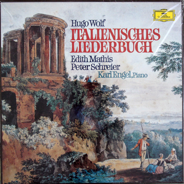 【未開封】　マティス&シュライアーのヴォルフ/イタリア歌曲集（全46曲）　独DGG　3710　LP レコード