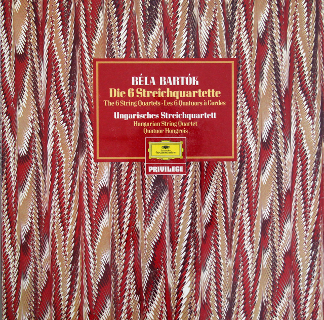 【未開封】　ハンガリー四重奏団のバルトーク/弦楽四重奏曲全集 　独DGG　3710　LP レコード
