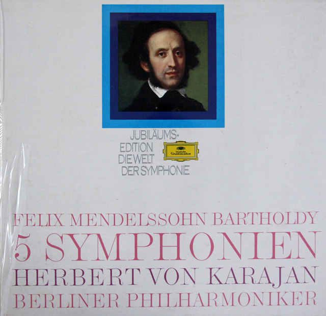 【未開封】　カラヤンのメンデルスゾーン/交響曲全集　独DGG　3710　LP レコード