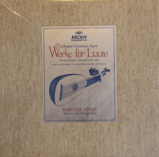 【未開封】　イエペスのバッハ/リュート作品集　独ARCHIV　3712　LP レコード