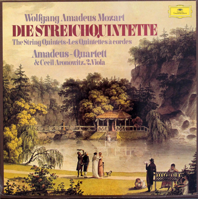 【未開封】　アマデウス四重奏団、アロノヴィッツのモーツァルト/弦楽五重奏曲全集　独DGG　3712　LP レコード