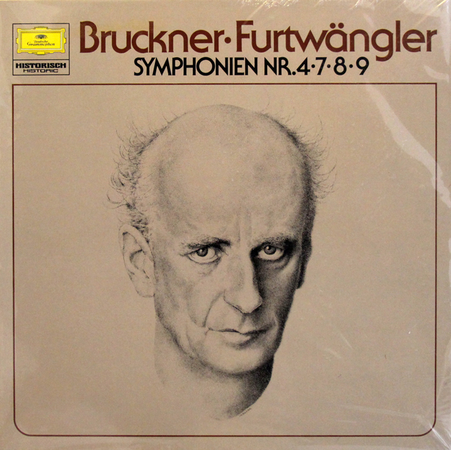 【未開封】　フルトヴェングラーのブルックナー/交響曲第4、7、8、9番 　独DGG　3712　LP レコード