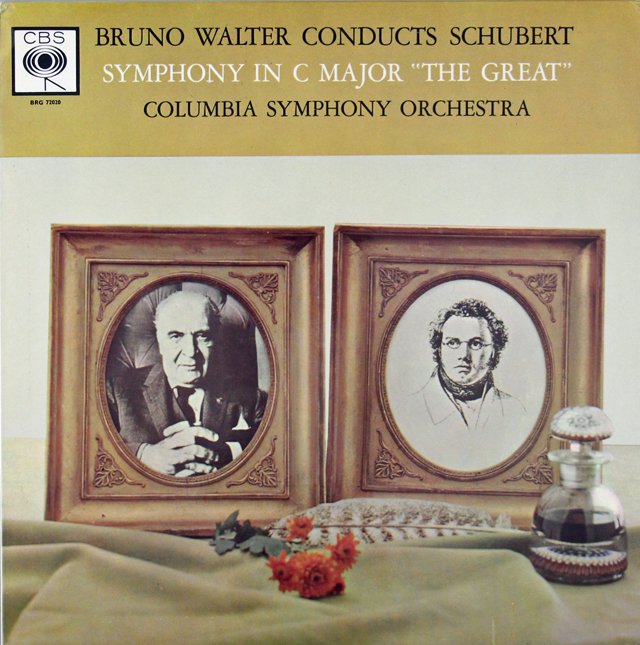 ワルターのシューベルト/交響曲第9番「グレート」　英CBS　3717　LP レコード