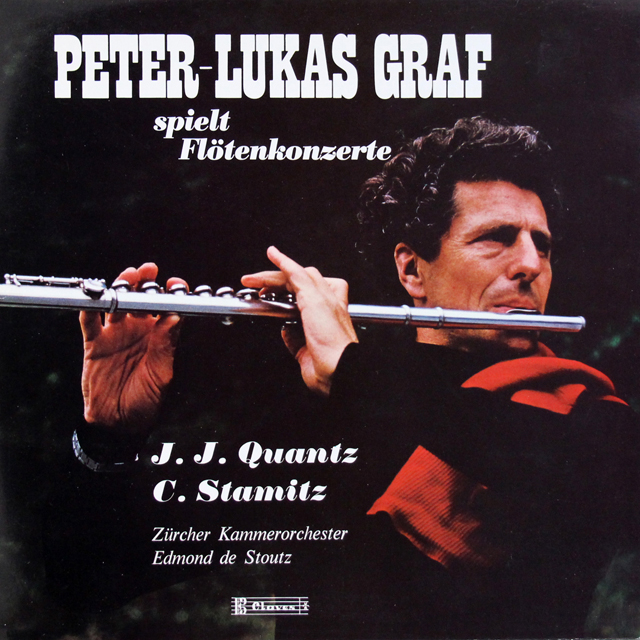 グラーフのJ.J.クヴァンツ、C.シュターミッツ/フルート協奏曲集　スイスclaves　3717　LP レコード