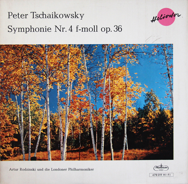 ロジンスキのチャイコフスキー/交響曲第4番　独Heliodor　3717　LP レコード
