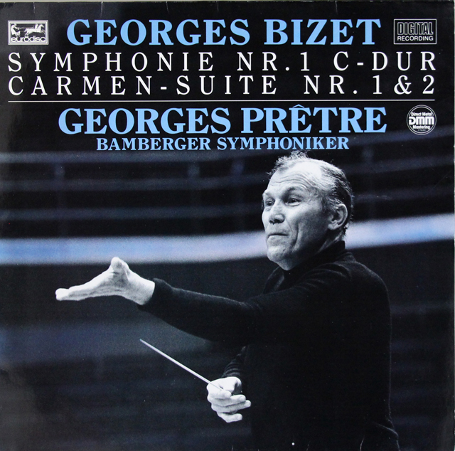 プレートルのビゼー/交響曲 第1番 、「カルメン」組曲　独eurodisc　3717　LP レコード