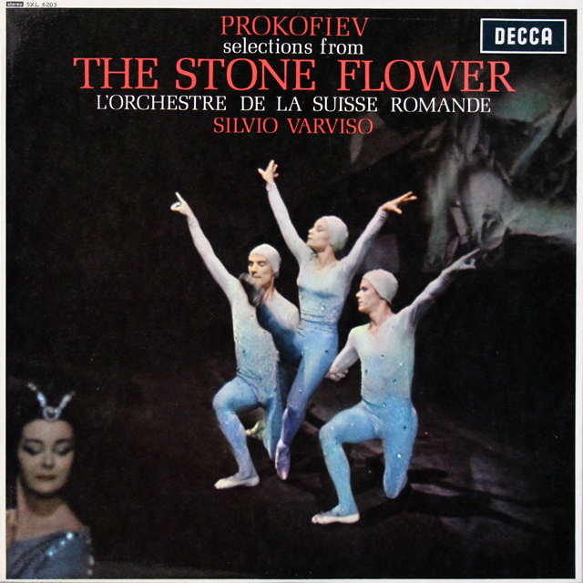 ヴァルヴィーゾのプロコフィエフ/バレエ音楽「石の花」抜粋　英DECCA　3717　LP レコード