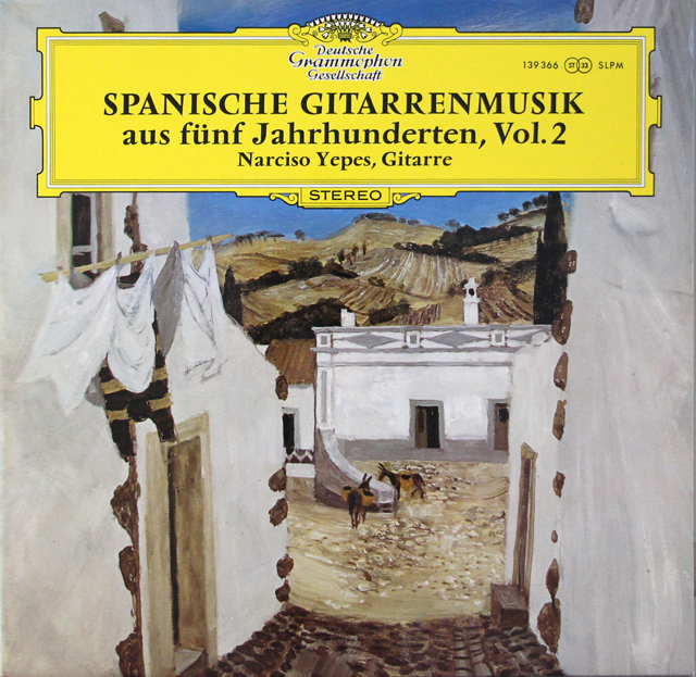 イエペスのスペインギター音楽 vol.2　独DGG　3717　LP レコード