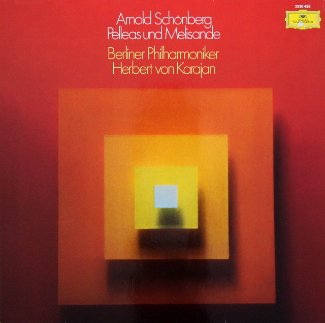 カラヤンのシェーンベルク/交響詩「ペレアスとメリザンド」　独DGG　3717　LP レコード