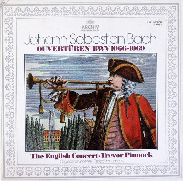 ピノックのバッハ/管弦楽組曲集　独ARCHIV　3718　LP レコード