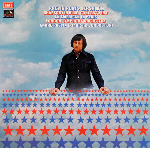 プレヴィンのガーシュウィン/「ラプソディ・イン・ブルー」ほか 　 英EMI　3718　LP レコード