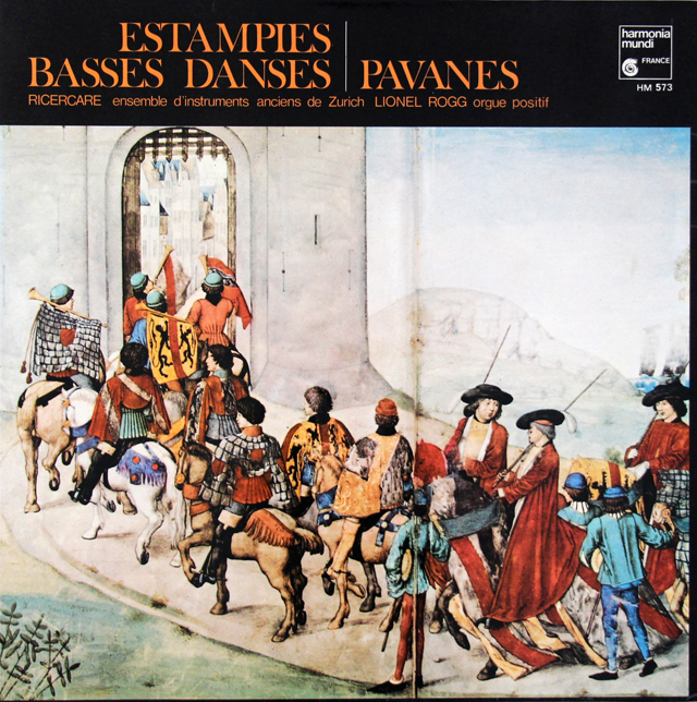 ロッグのルネサンス期の宮廷舞踏曲集　仏HM　3718　LP レコード