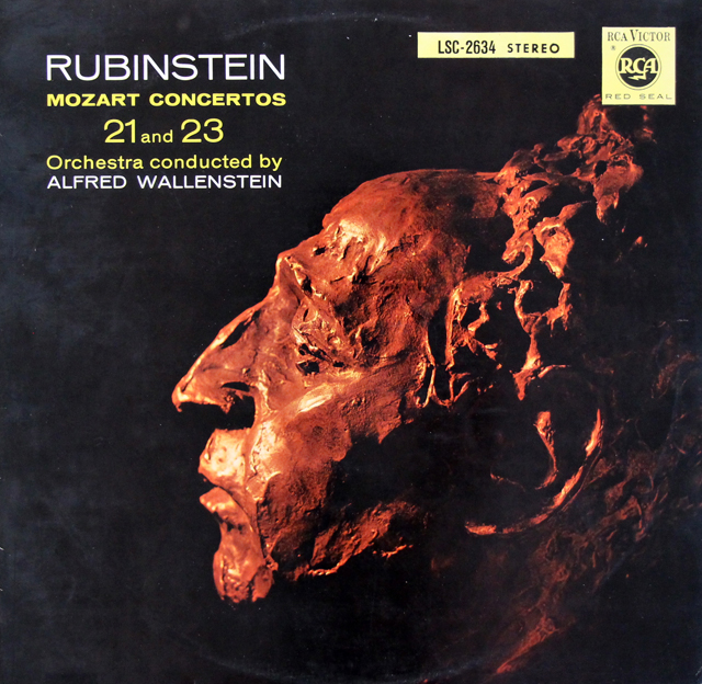 ルービンシュタイン、ウォーレンスタインのモーツァルト/ピアノ協奏曲第21、23番　独RCA　3718　LP レコード