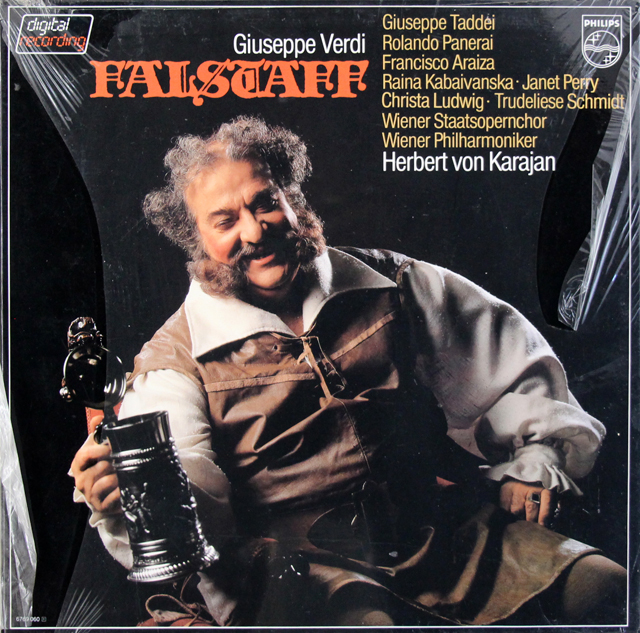 【未開封】　カラヤンのヴェルディ/「ファルスタッフ」全曲　蘭PHILIPS　3718　LP レコード