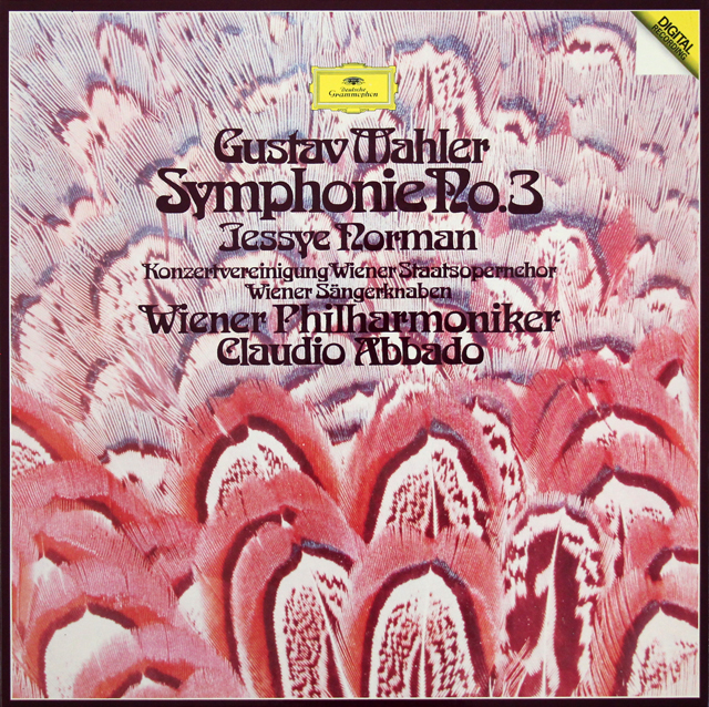 アバドのマーラー/交響曲第3番　独DGG　3720　LP レコード