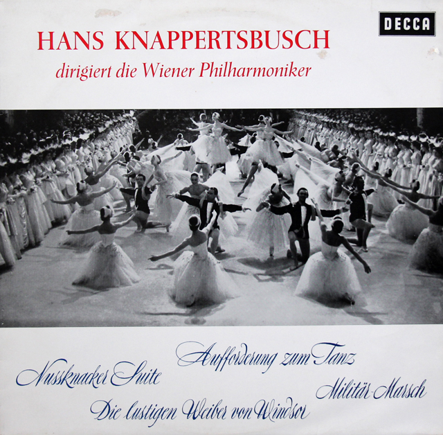 クナッパーツブッシュのチャイコフスキー/組曲「くるみ割り人形」ほか　独DECCA　3720　LP レコード