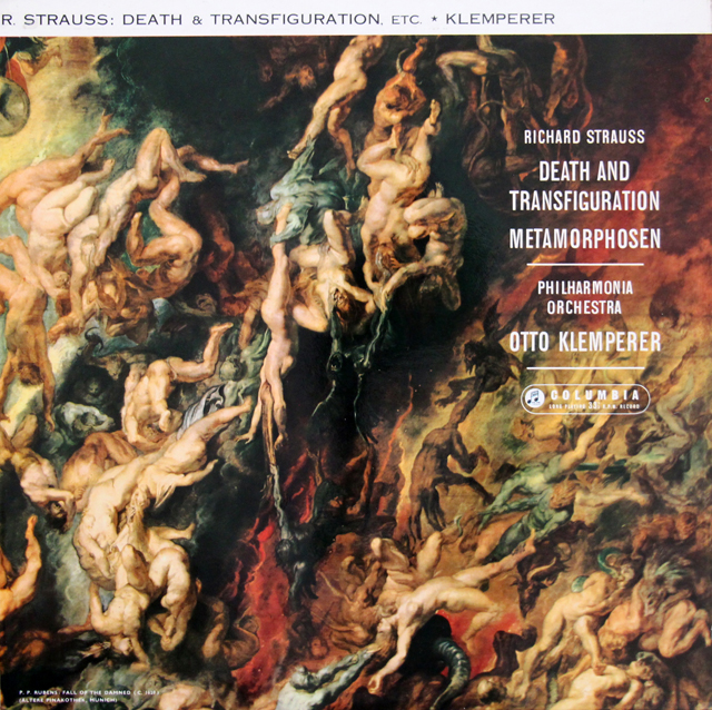 クレンペラーのR.シュトラウス/「死と変容」、「メタモルフォーゼン」　英Columbia　3720　LP レコード