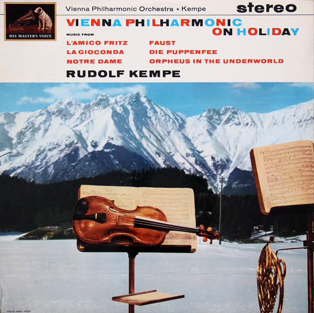 【オリジナル盤】　ケンペ/ウィーン・フィルの休日　英EMI　3720　LP レコード