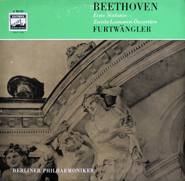 フルトヴェングラーのベートーヴェン/交響曲第1番ほか　独EMI　3721　LP レコード