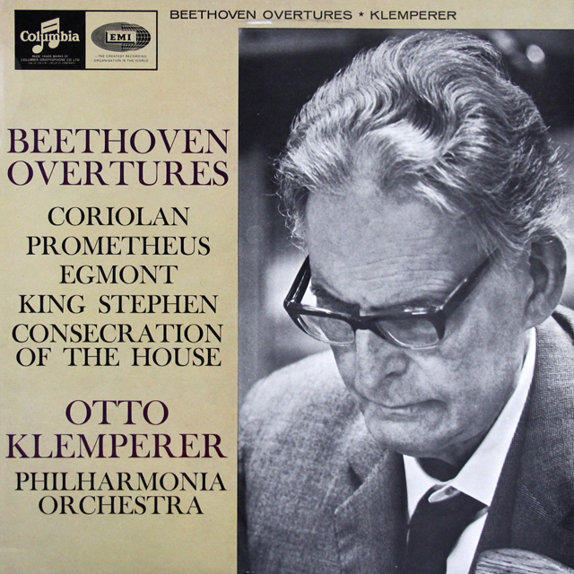 クレンペラーのベートーヴェン/序曲集　英Columbia　3721　LP レコード