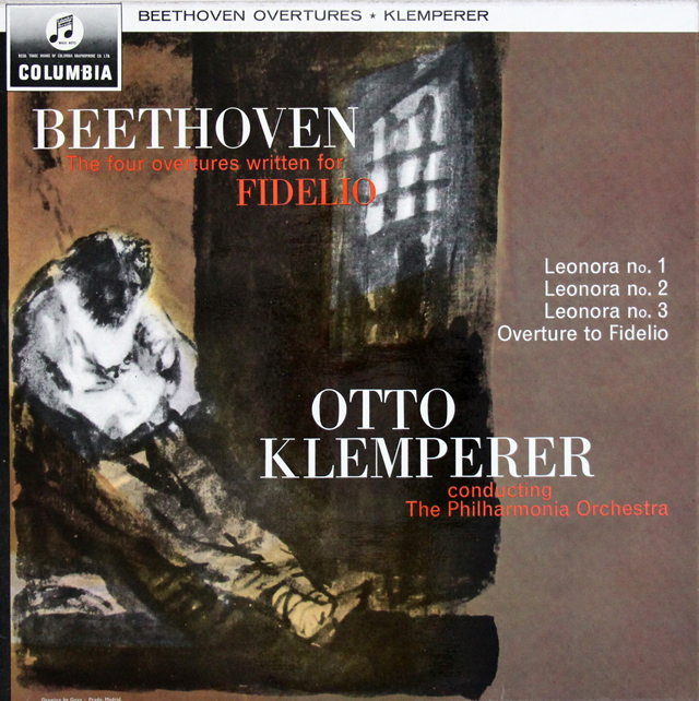 クレンペラーのベートーヴェン/「レオノーレ」序曲第1~3番、「フィデリオ」序曲　英Columbia　3721　LP レコード