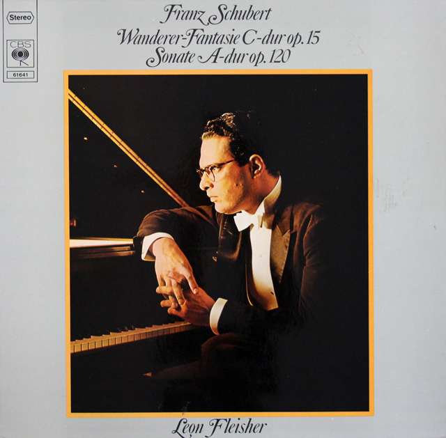 フライシャーのシューベルト/さすらい人幻想曲、ピアノソナタ第13番　独CBS　3721　LP レコード