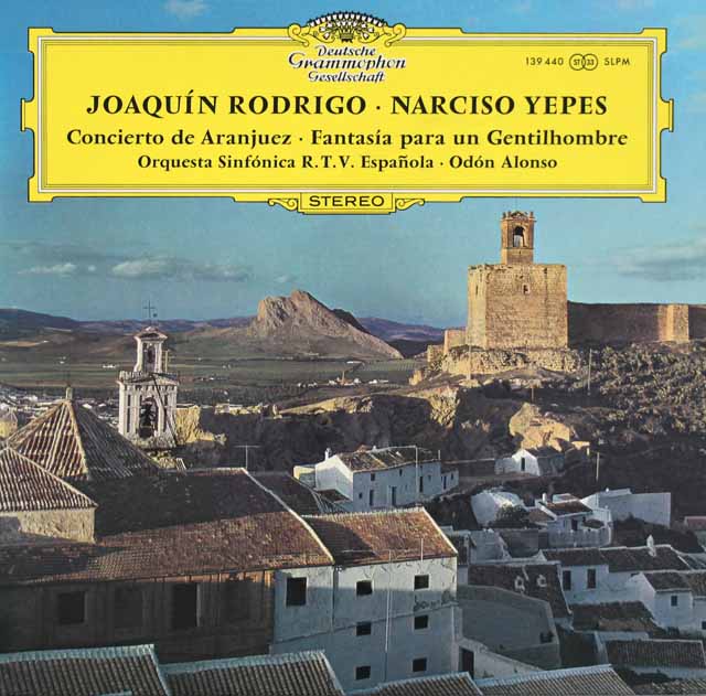 イエペス、アロンソのロドリーゴ/アランフェス協奏曲ほか　独DGG　3722　LP レコード