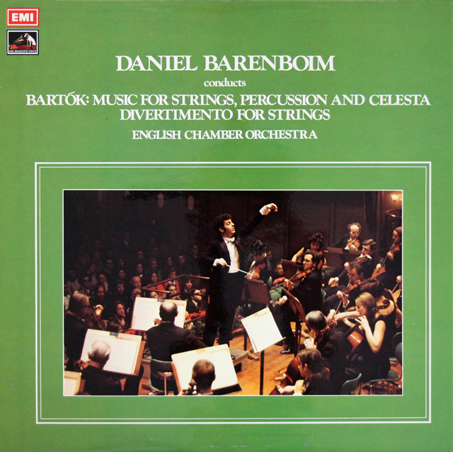 【オリジナル盤】　バレンボイムのバルトーク/弦楽器と打楽器とチェレスタのための音楽ほか　英EMI　3723　LP レコード