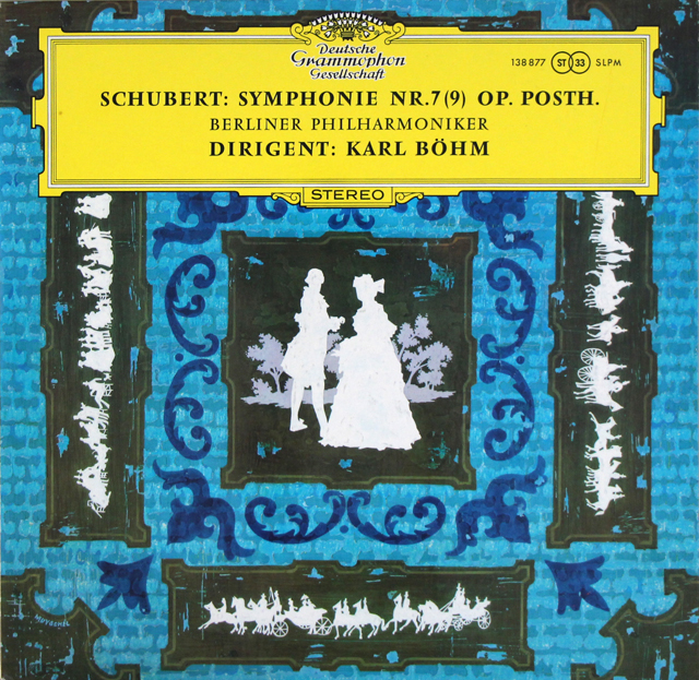 ベームのシューベルト/交響曲第9番「ザ・グレイト」　独DGG　3723　LP レコード