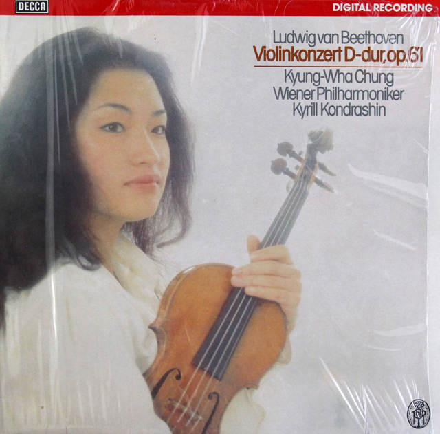 チョン、コンドラシンのベートーヴェン/ヴァイオリン協奏曲　独DECCA　3723　LP レコード