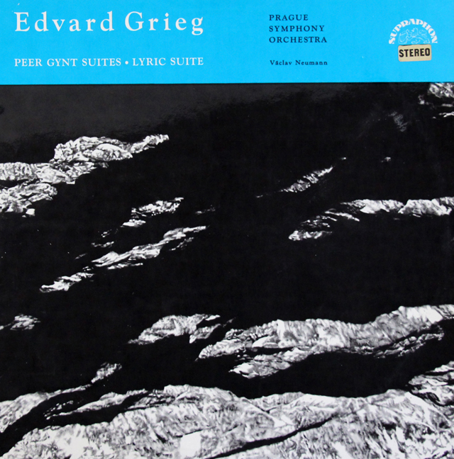 ノイマンのグリーグ/「ペール・ギュント」組曲、抒情組曲　チェコスロヴァキアSUPRAPHON　3723　LP レコード