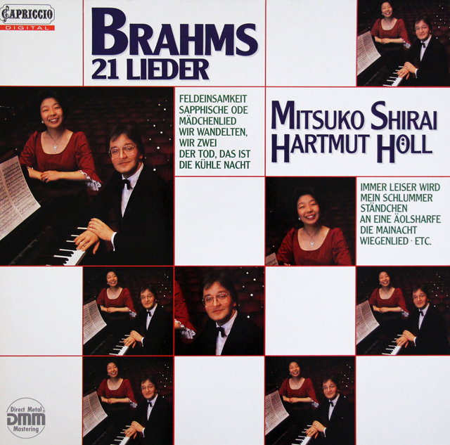 白井光子のブラームス/歌曲集　独CAPRICCIO　3723　LP レコード