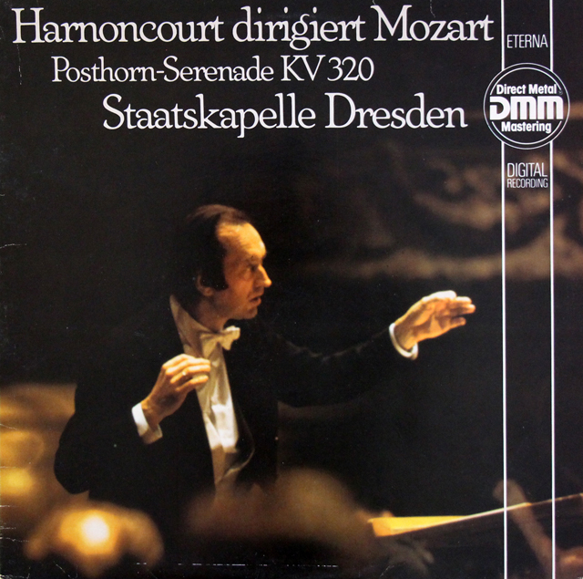 アーノンクールのモーツァルト/セレナーデ第9番「ポストホルン」　独ETERNA　3724　LP レコード