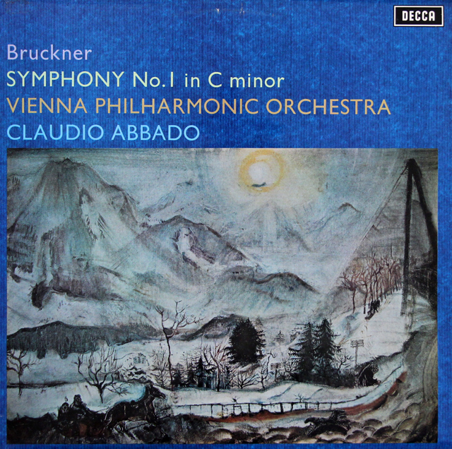 【オリジナル盤】　アバドのブルックナー/交響曲第1番　英DECCA　3725　LP レコード