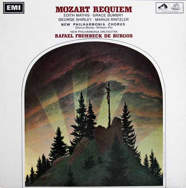 ブルゴスのモーツァルト/レクイエム　英EMI　3726　LP レコード