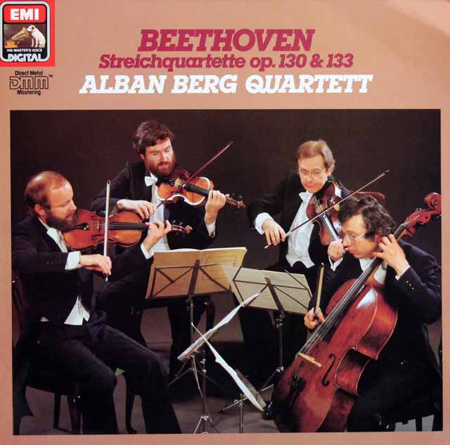アルバン・ベルク四重奏団のベートーヴェン/弦楽四重奏曲第13番、大フーガ　独EMI　3726　LP レコード
