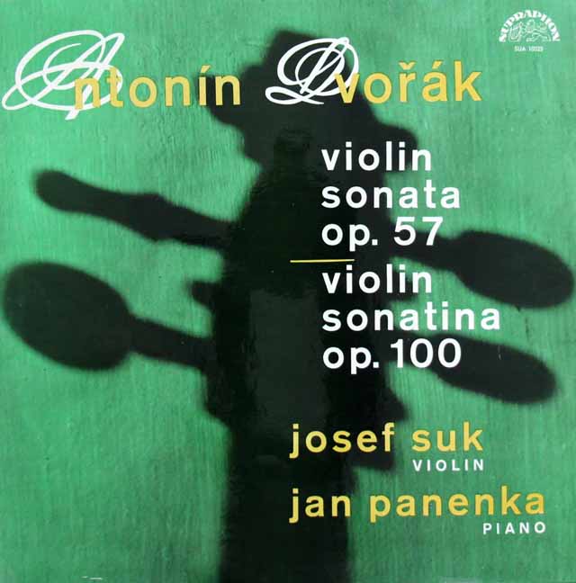 スーク、パネンカのドヴォルザーク/ヴァイオリンソナタ集　チェコスロヴァキアSUPRAPHON　3726　LP レコード