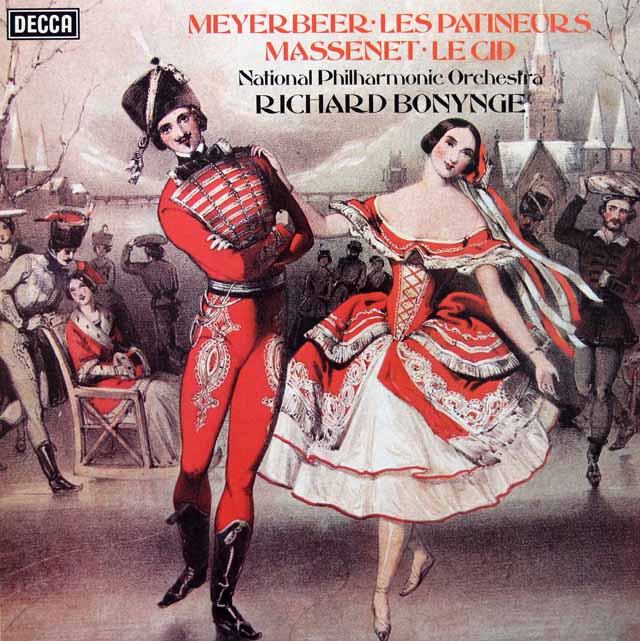 【オリジナル盤】　ボニングのマイアベーア&マスネ/バレエ音楽集　 英DECCA　3726　LP レコード