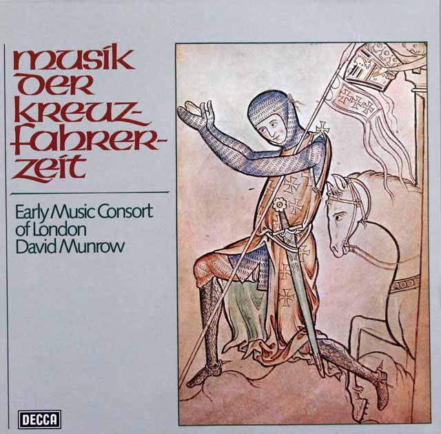 マンロウの「十字軍の音楽」　独DECCA　3726　LP レコード