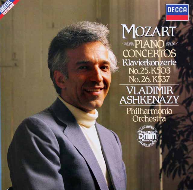 アシュケナージのモーツァルト/ピアノ協奏曲第25&26番「戴冠式」　独DECCA　3726　LP レコード