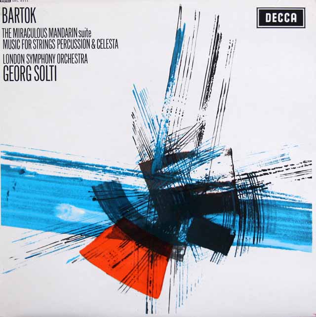 ショルティのバルトーク/「中国の不思議な役人」ほか　英DECCA　3727　LP レコード