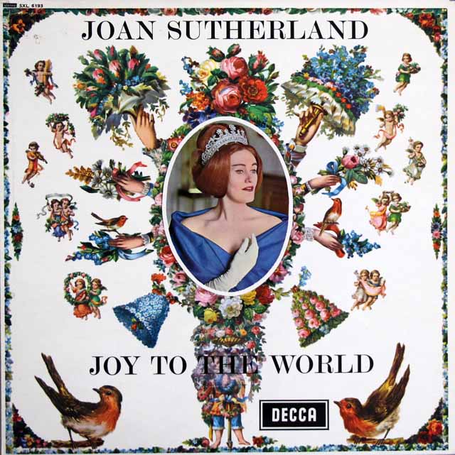 サザーランド、ボニングの「もろびとこぞりて」　英DECCA　3727　LP レコード