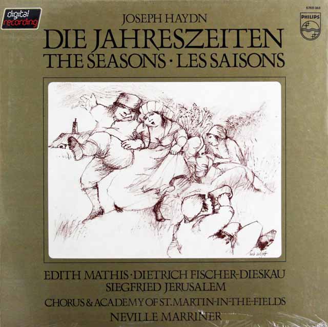 【未開封】　マリナーのハイドン/オラトリオ「四季」　蘭PHILIPS　3727　LP レコード