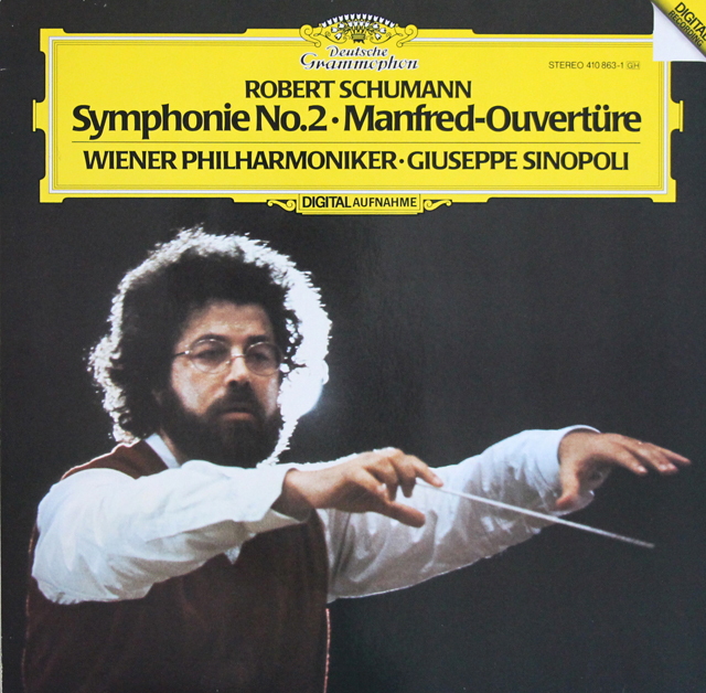 シノーポリのシューマン/交響曲第2番ほか　独DGG　3728　LP レコード