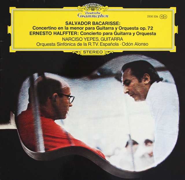 イエペスのバカリッセ/ギターと管弦楽のためのコンチェルティーノ ほか　独DGG　3728　LP レコード