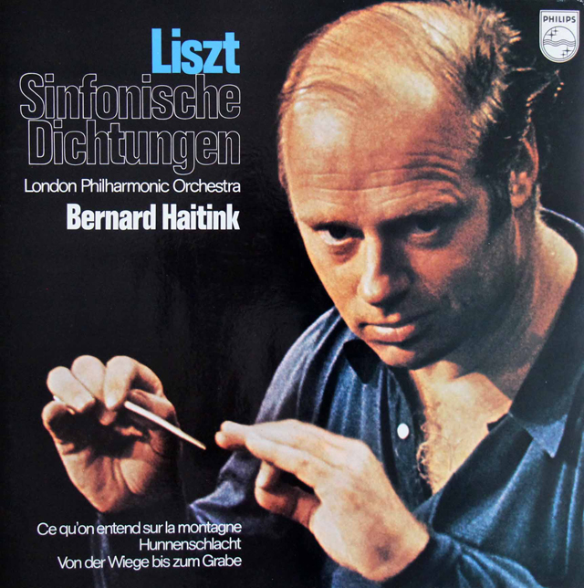 ハイティンクのリスト/交響詩集（「フン族の戦い」ほか）　蘭PHILIPS　3728　LP レコード