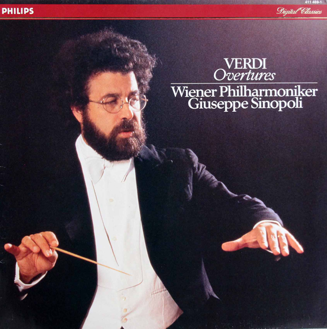 シノーポリのヴェルディ/序曲集　蘭PHILIPS　3728　LP レコード