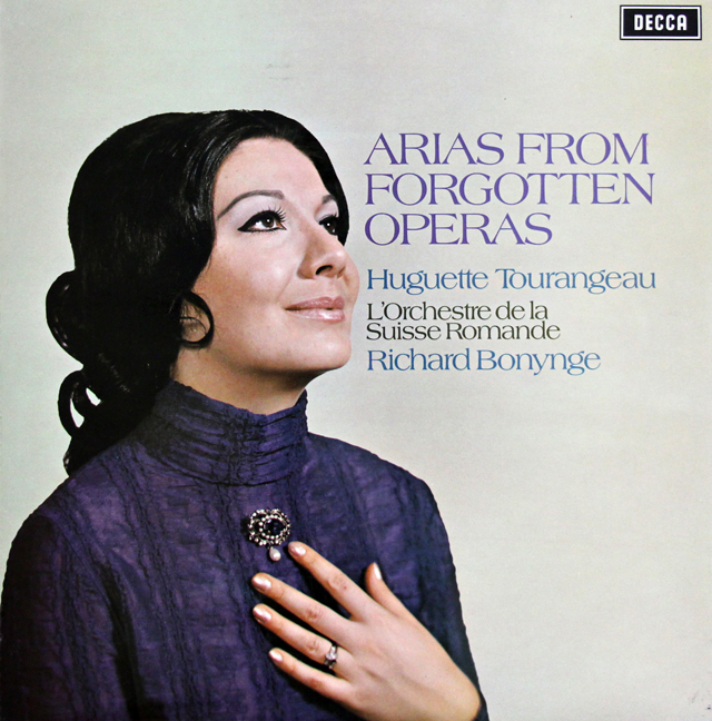 【オリジナル盤】　トウランジョー、ボニングの「忘れられたオペラからのアリア集」　英DECCA　3728　LP レコード