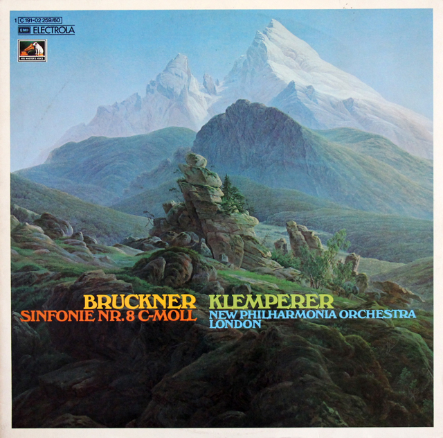 クレンペラーのブルックナー/交響曲第8番　独EMI　3728　LP レコード