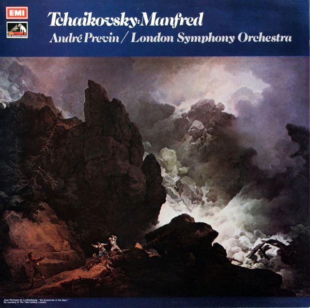 【オリジナル盤】　プレヴィンのチャイコフスキー/「マンフレッド交響曲」　英EMI　3728　LP レコード